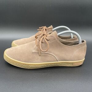SeaVees Men's Sun-Tans Buck Fossil Suede Casual Low Top Lace-Up  Shoes US 9.5